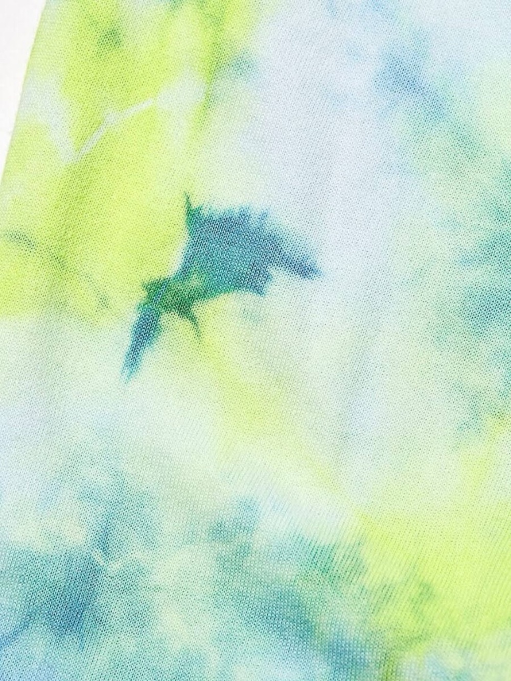 Aviator Nation - Hand Dyed Women's Sweatpant in Tie Dye Neon Yellow - Small - Picture 5 of 8